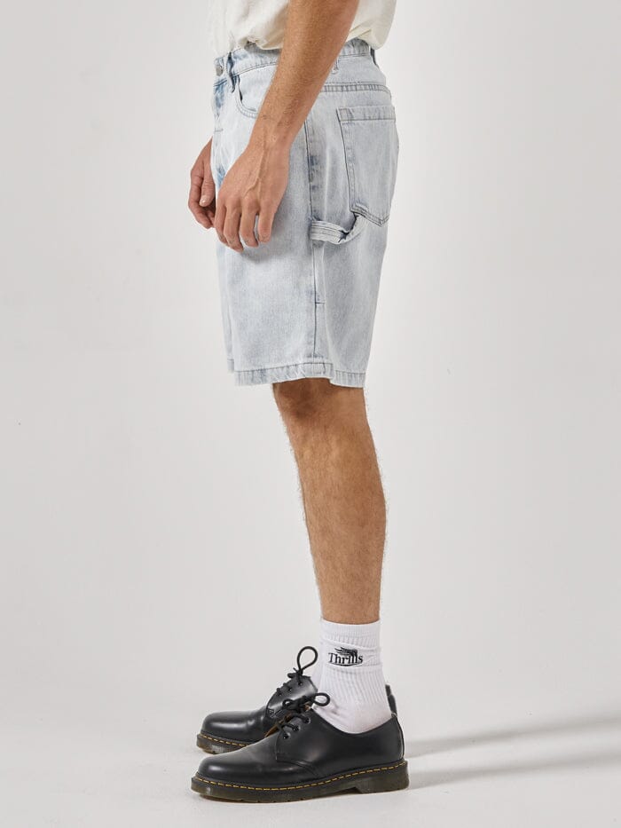 Slacker Denim Short - Faded Dust Blue