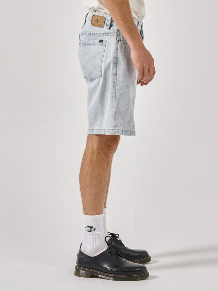 Slacker Denim Short - Faded Dust Blue