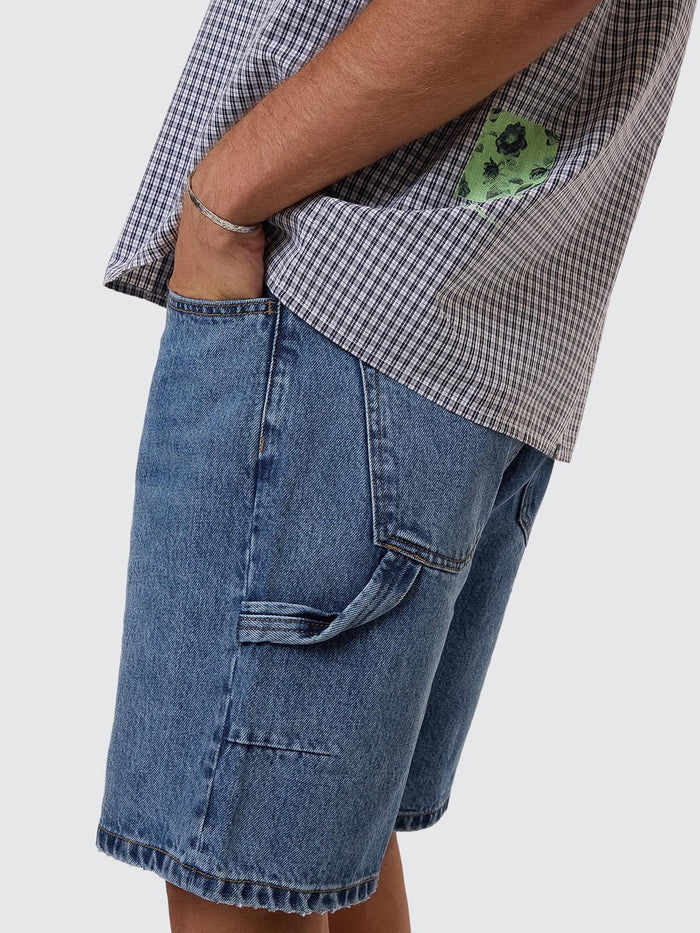 Slacker Denim Short - Stoned Blues 26