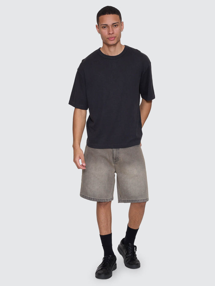 Slacker Relaxed Denim Short - New Grey 26