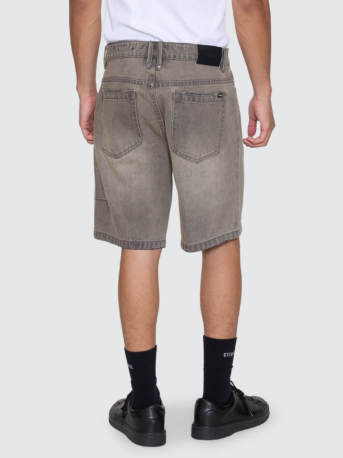 Slacker Relaxed Denim Short - New Grey 26
