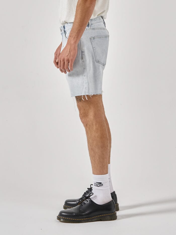 Mandude Denim Short - Faded Dust Blue