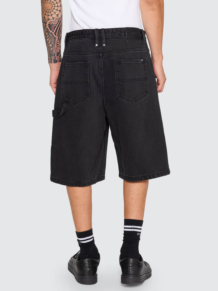 Big Slacker Denim Short - Aged Black 28