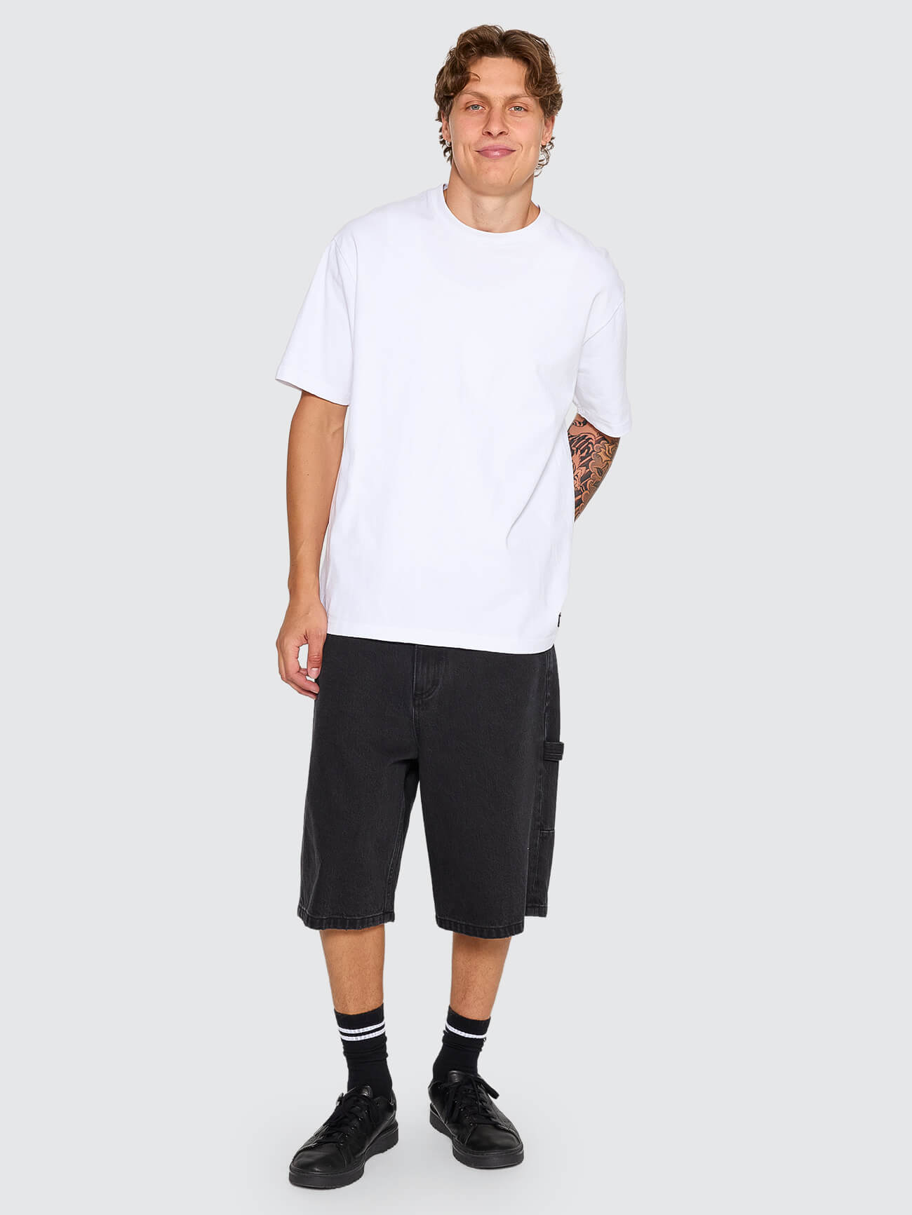 Big Slacker Denim Short - Aged Black 28