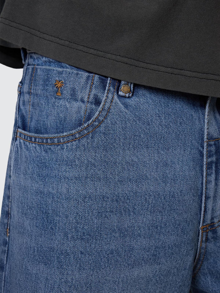 Big Slacker Denim Short - Stoned Blues 26