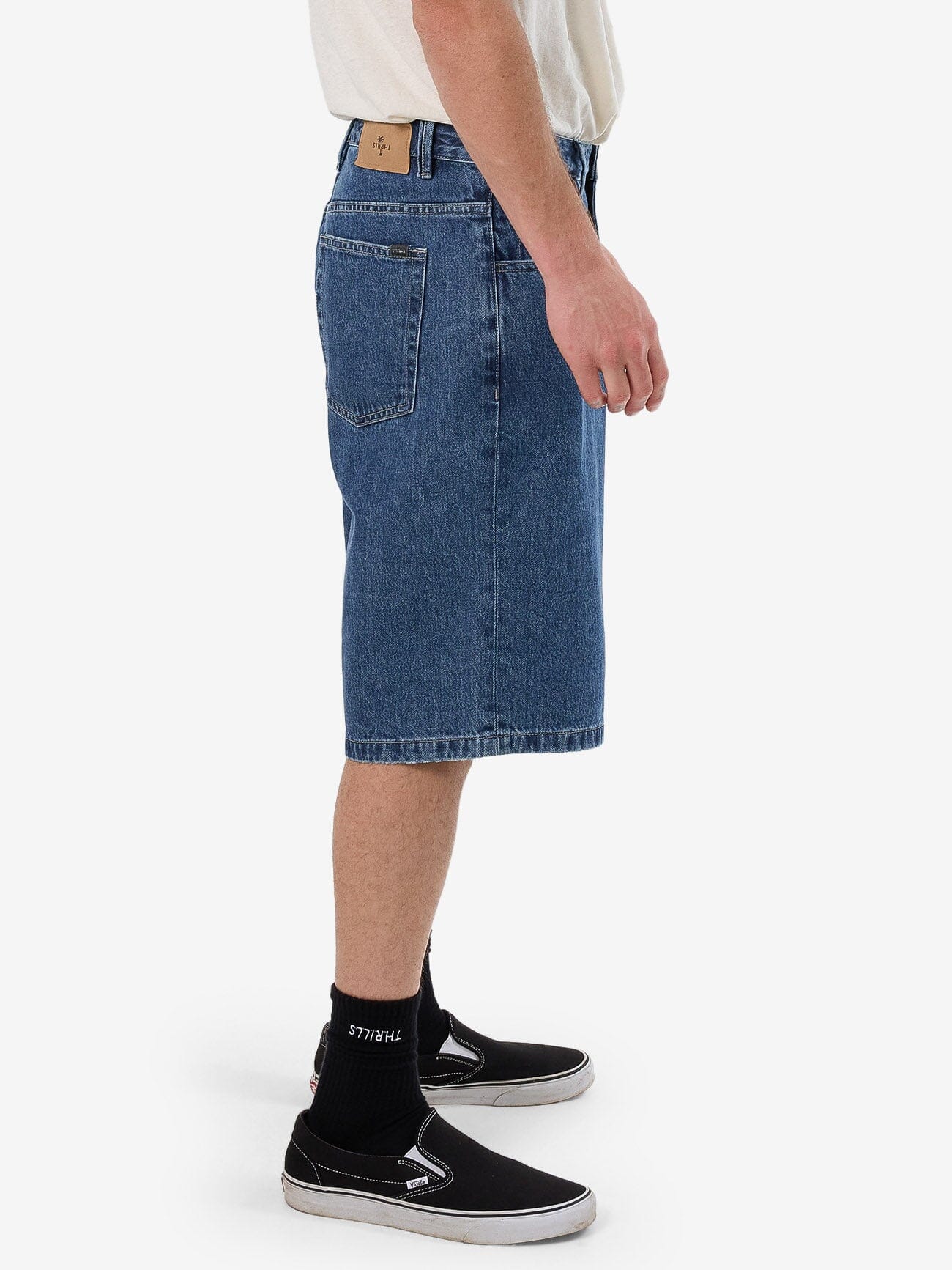 Big Slacker Denim Short - Vintage Rinse Blue 26