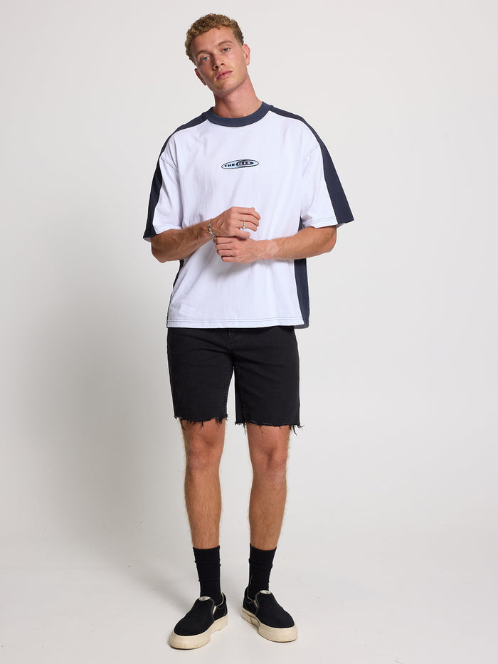 Bones Denim Short - Aged Black 28