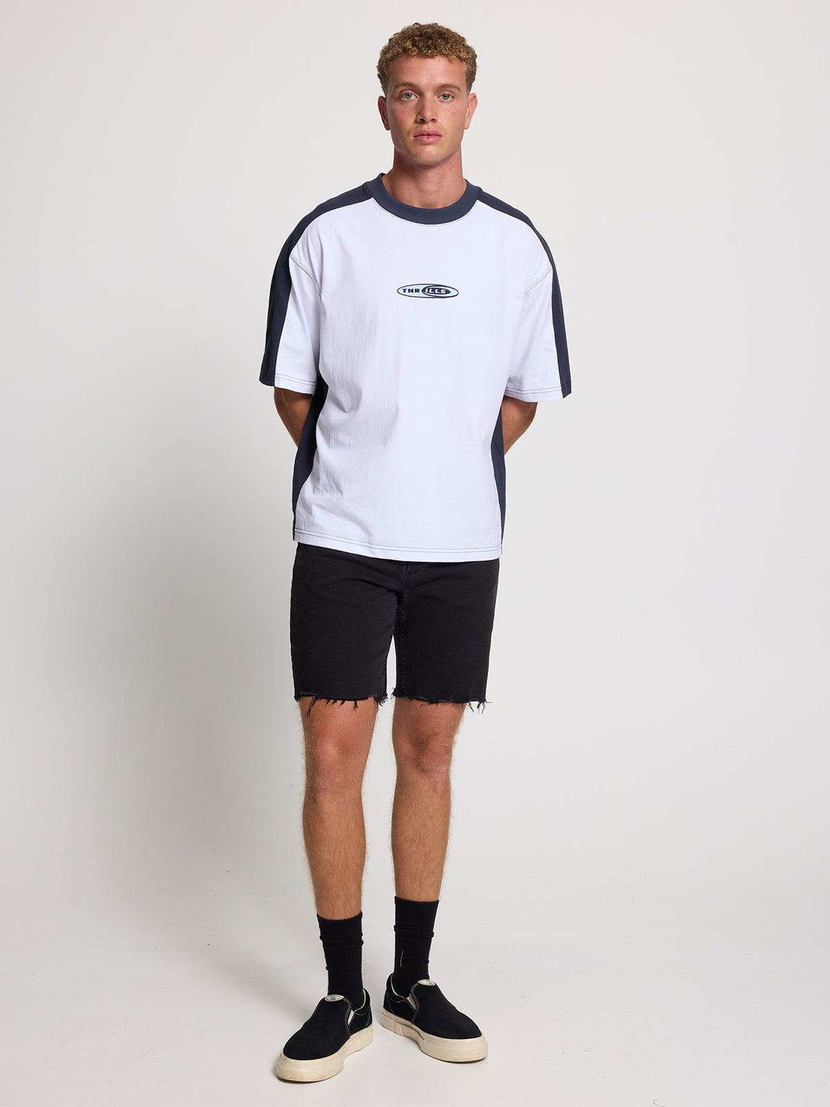 Bones Denim Short - Aged Black 28