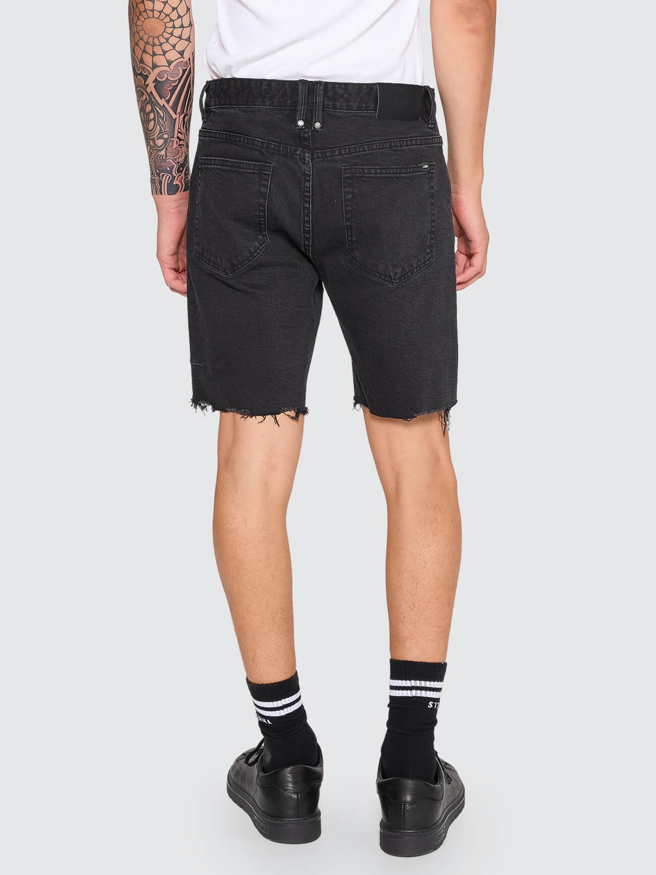 Bones Denim Short - Aged Black 28