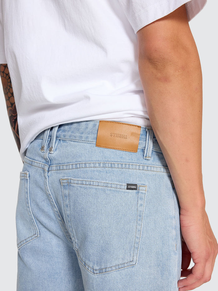 Bones Raw Slim Denim Short - Ageless Blue