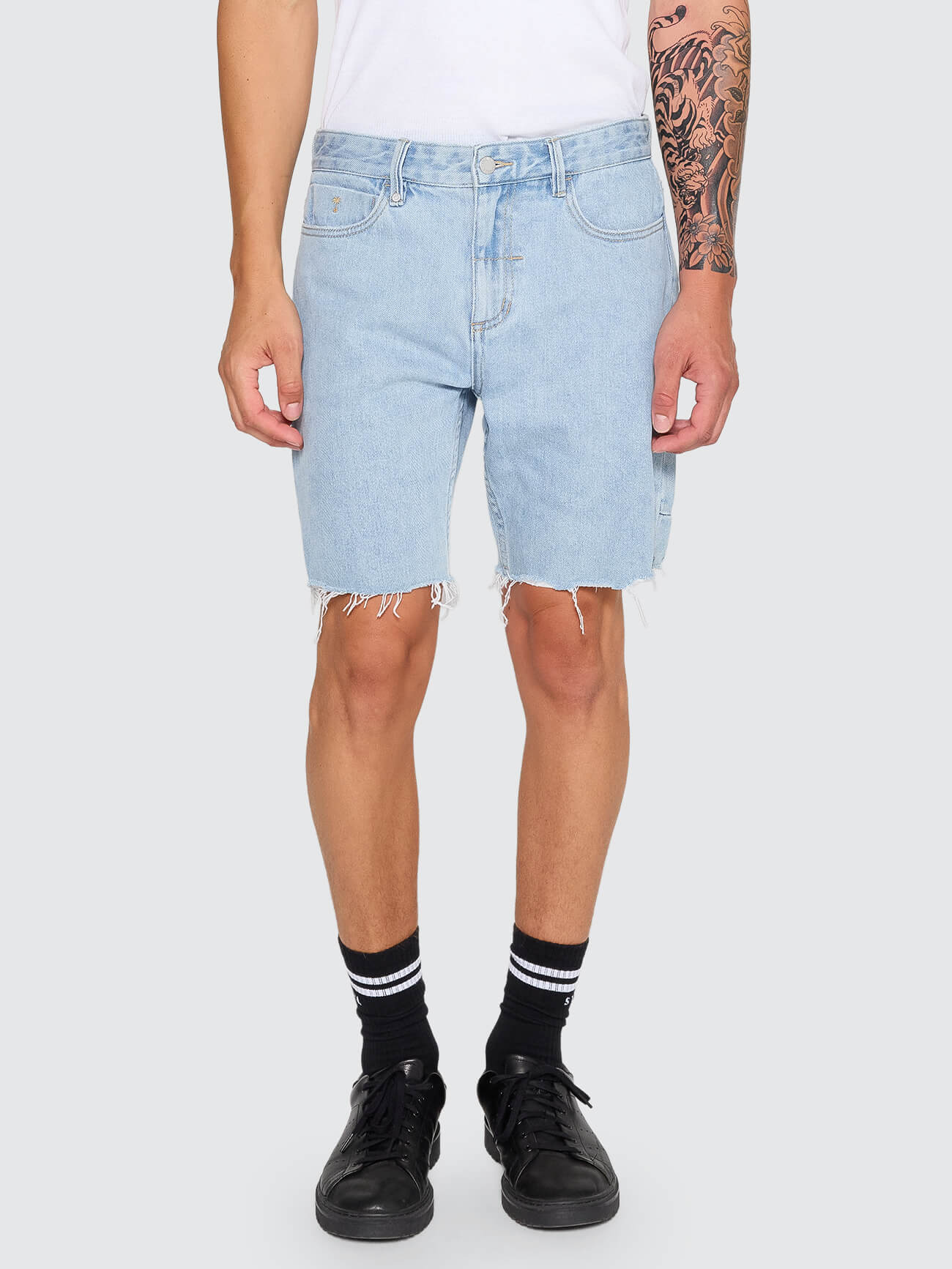 Bones Raw Slim Denim Short - Ageless Blue