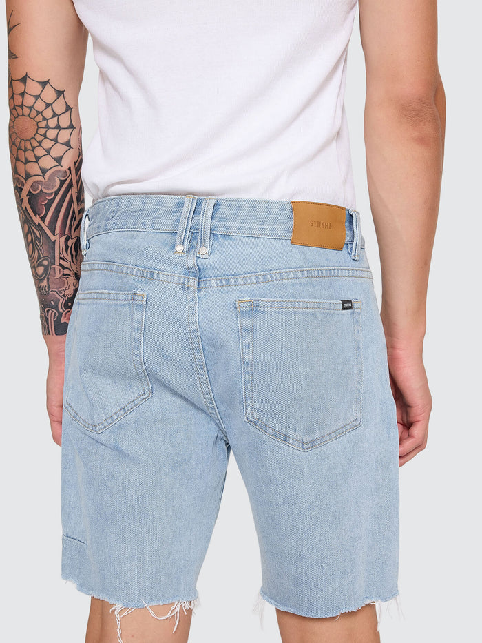 Bones Raw Slim Denim Short - Ageless Blue