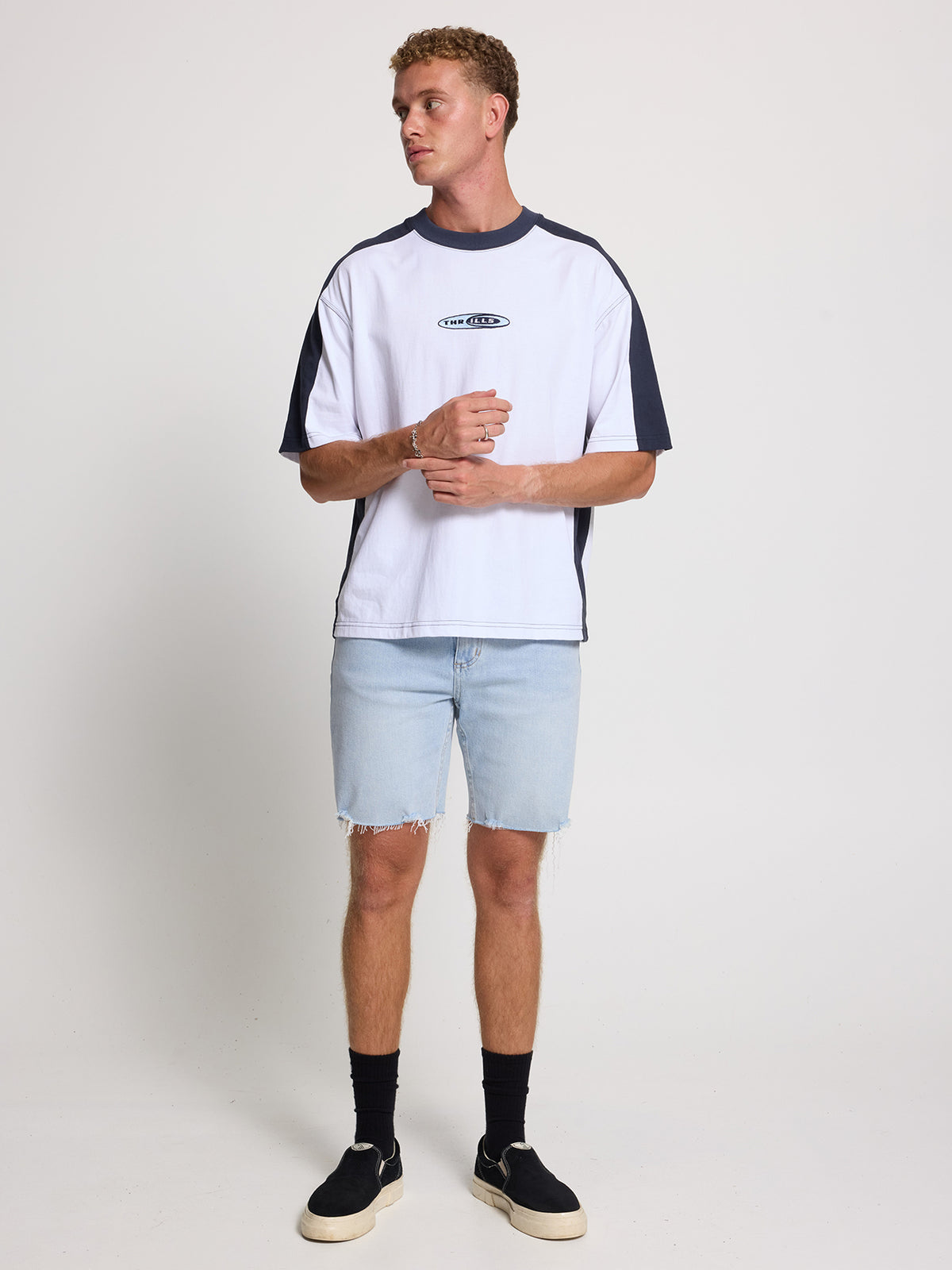 Bones Denim Short - Light Ash Blue 28