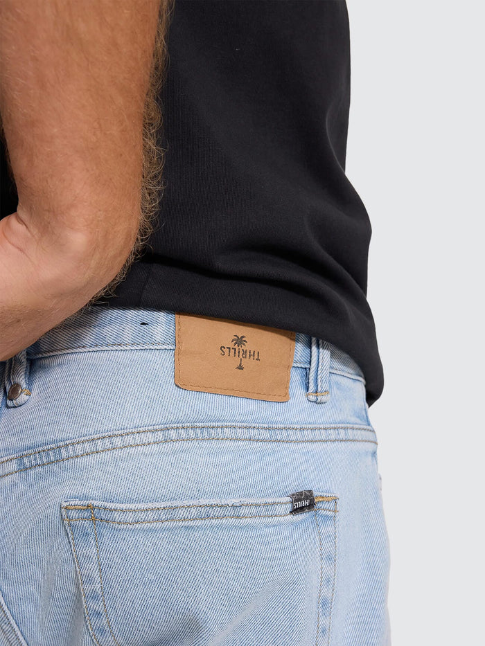 Bones Denim Short - Light Ash Blue 28