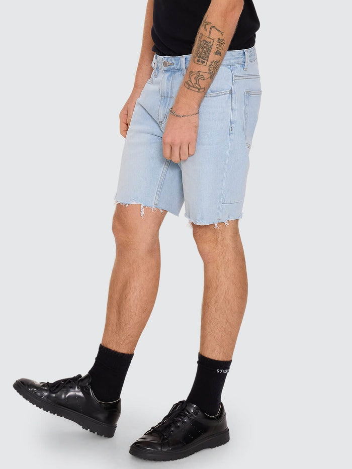 Bones Denim Short - Light Ash Blue 28