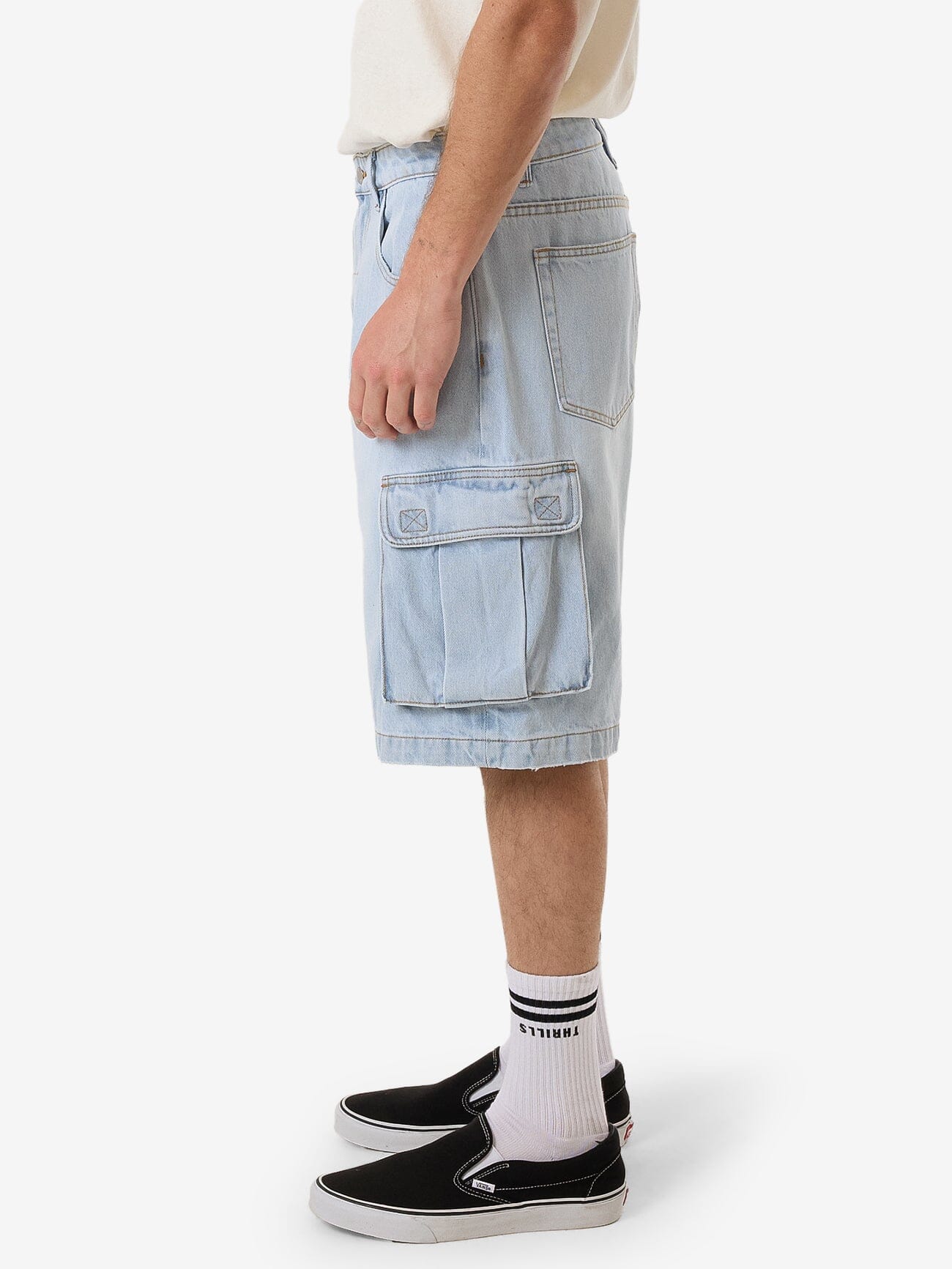 Big Slacker Denim Cargo Short - Epoch Blue 28