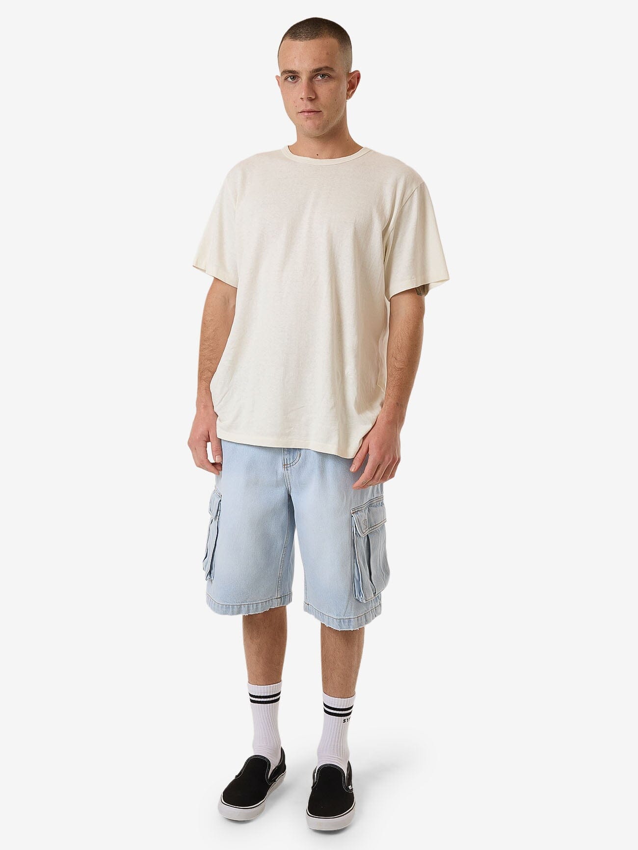 Big Slacker Denim Cargo Short - Epoch Blue 28