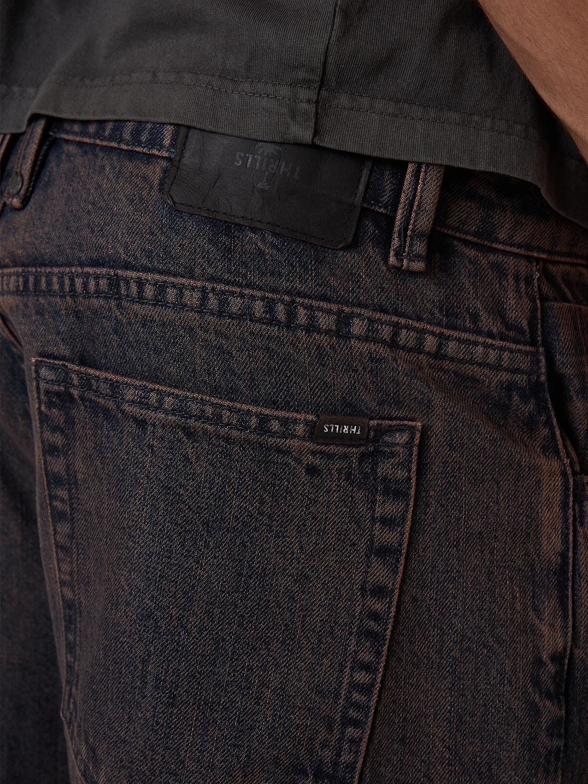 Big Slacker Denim Cargo Short - Berry Black 26