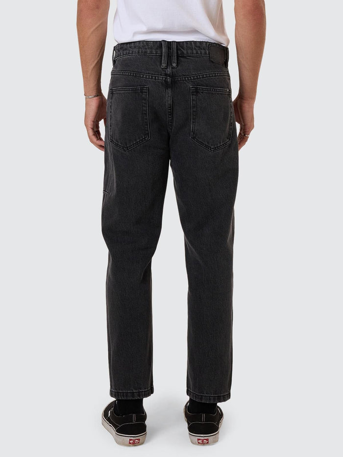 Chopped Denim Jean - Ash Black 26
