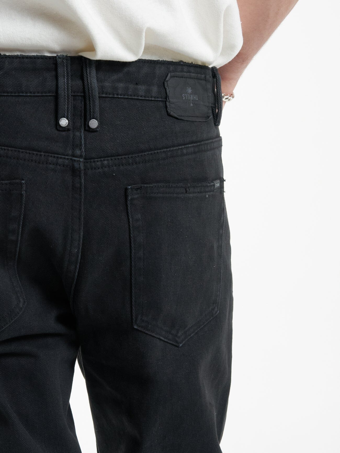 Chopped Denim Jean - Dusk Black