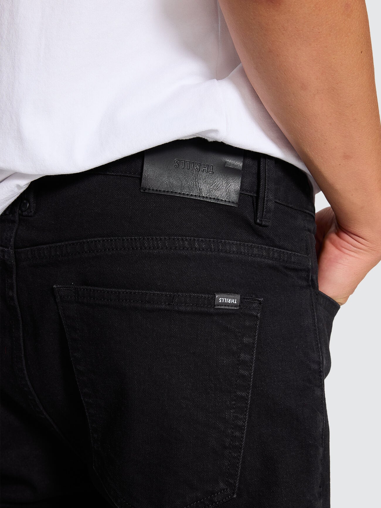 Bones Slim Denim Jean - Vinyl Black