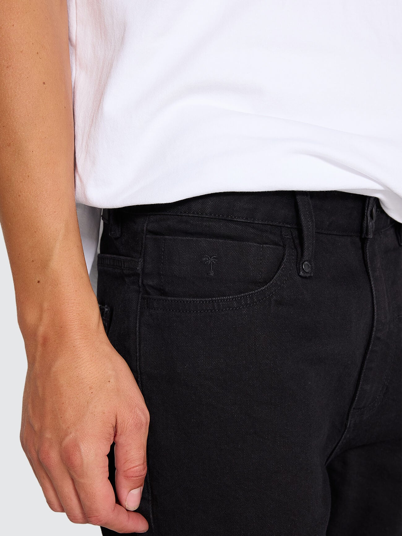 Bones Slim Denim Jean - Vinyl Black