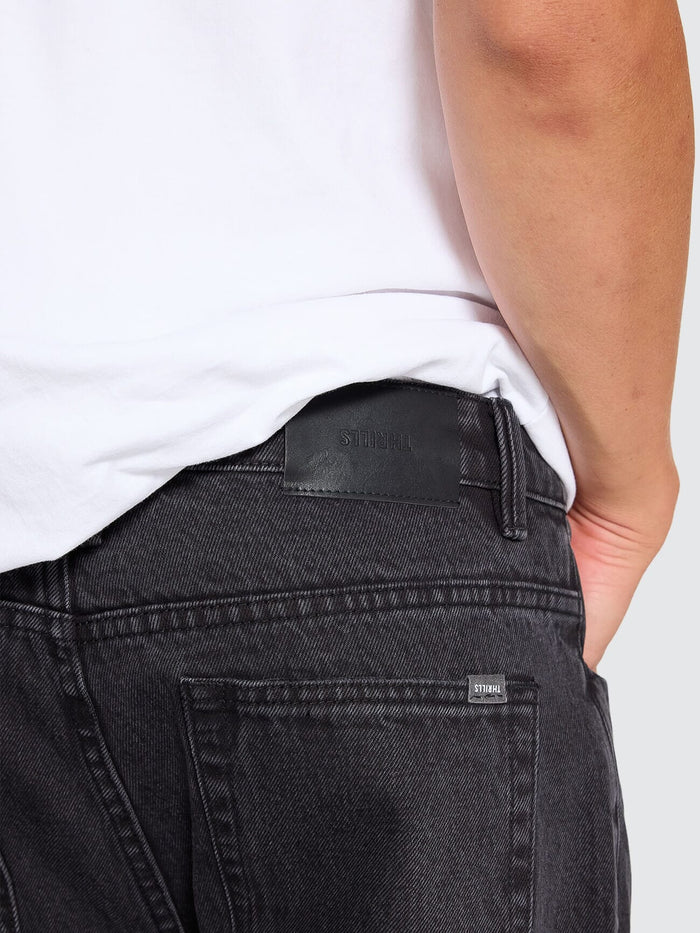 Slacker Relaxed Denim Jean - Aged Black 28