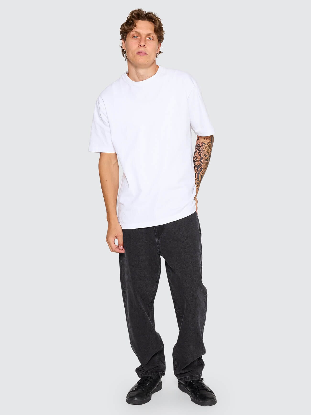 Slacker Relaxed Denim Jean - Aged Black 28