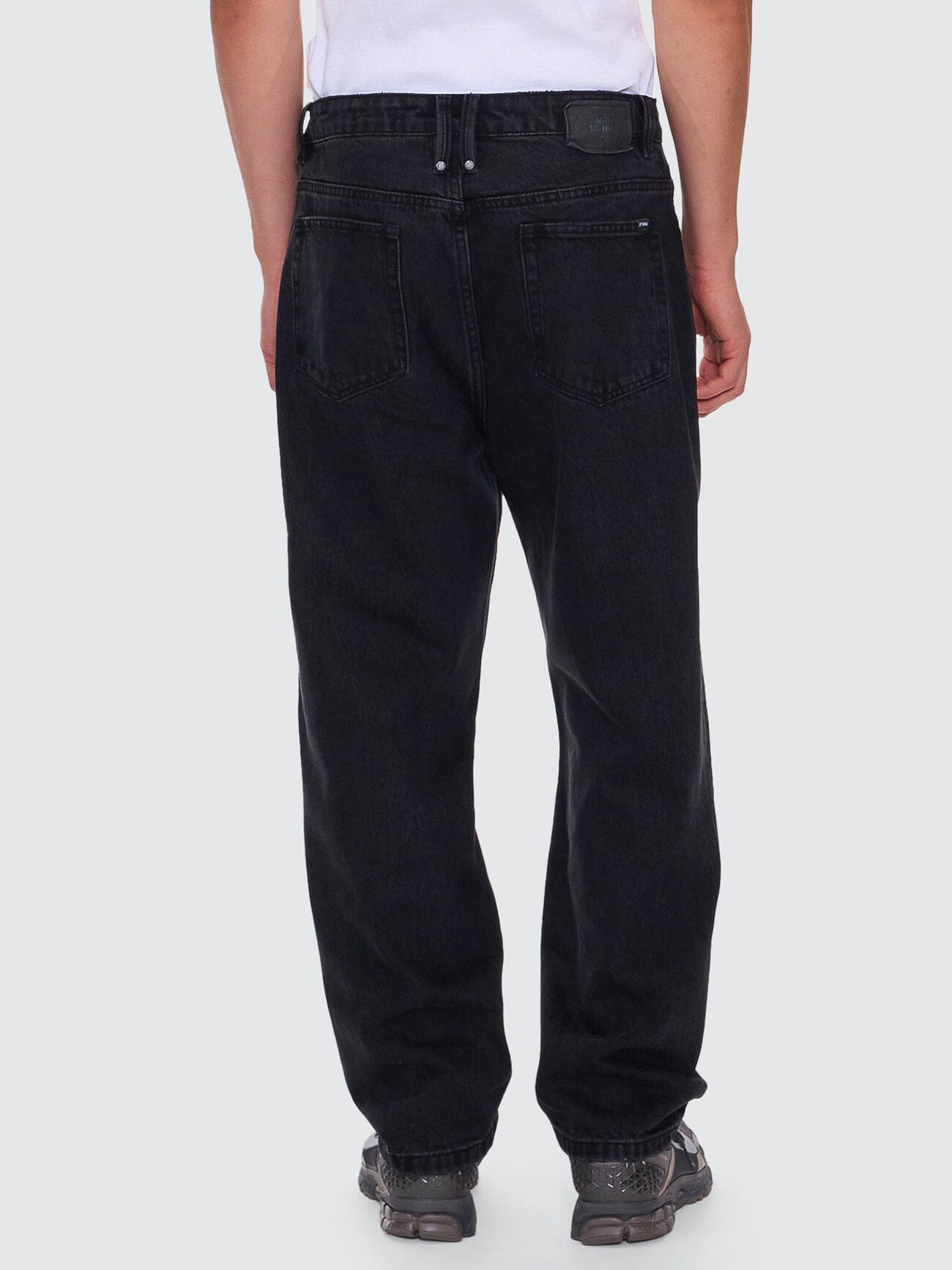 Slacker Relaxed Denim Jean - Aged Black 28