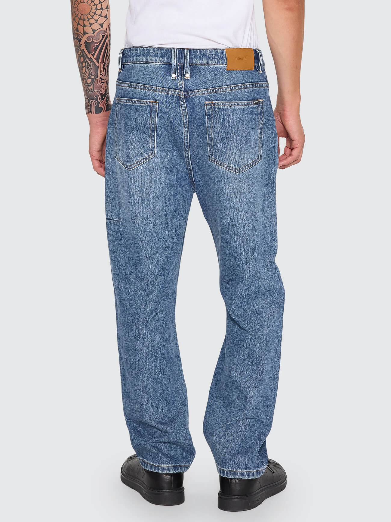 Slacker Relaxed Denim Jean - Darker Dust Blue