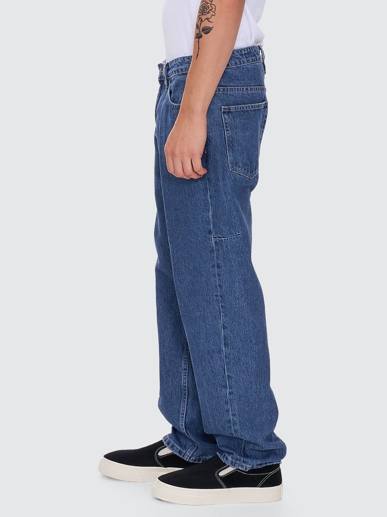 Slacker Relaxed Denim Jean - Vintage Rinse Blue 26