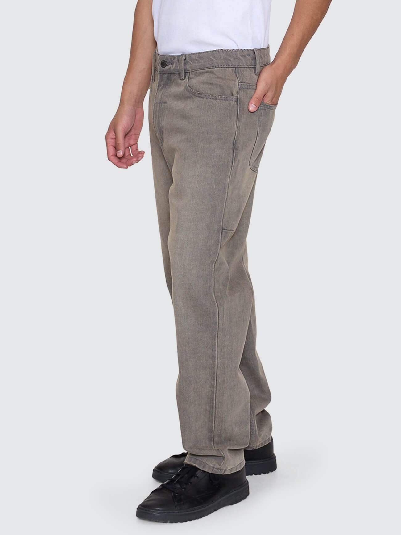 Slacker Relaxed Denim Jean - New Grey 26