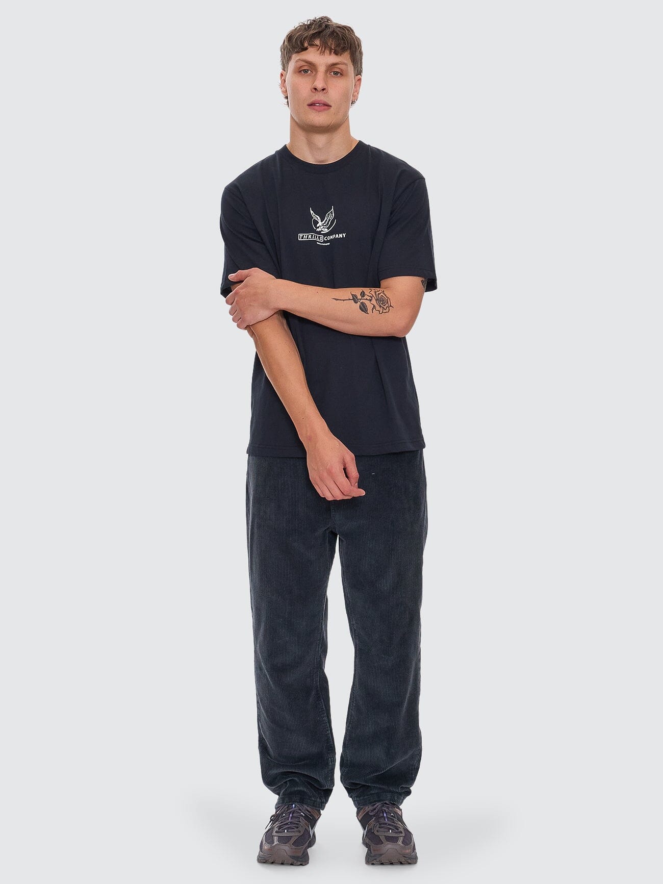 Slacker Relaxed Cord Jean - Ebony 28