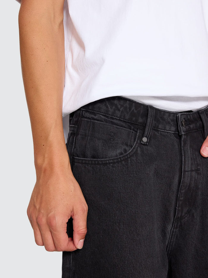 Big Slacker Baggy Denim Jean - Aged Black 28