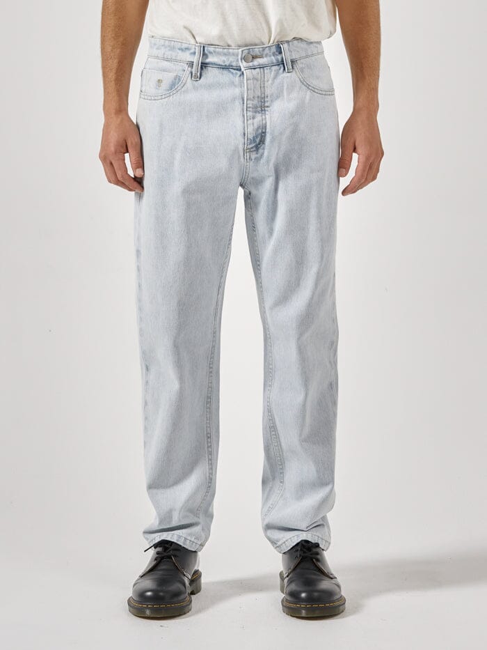 Straight Line Denim Jean - Faded Dust Blue