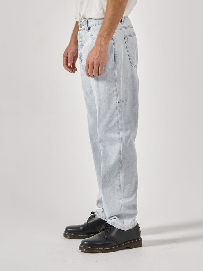 Straight Line Denim Jean - Faded Dust Blue