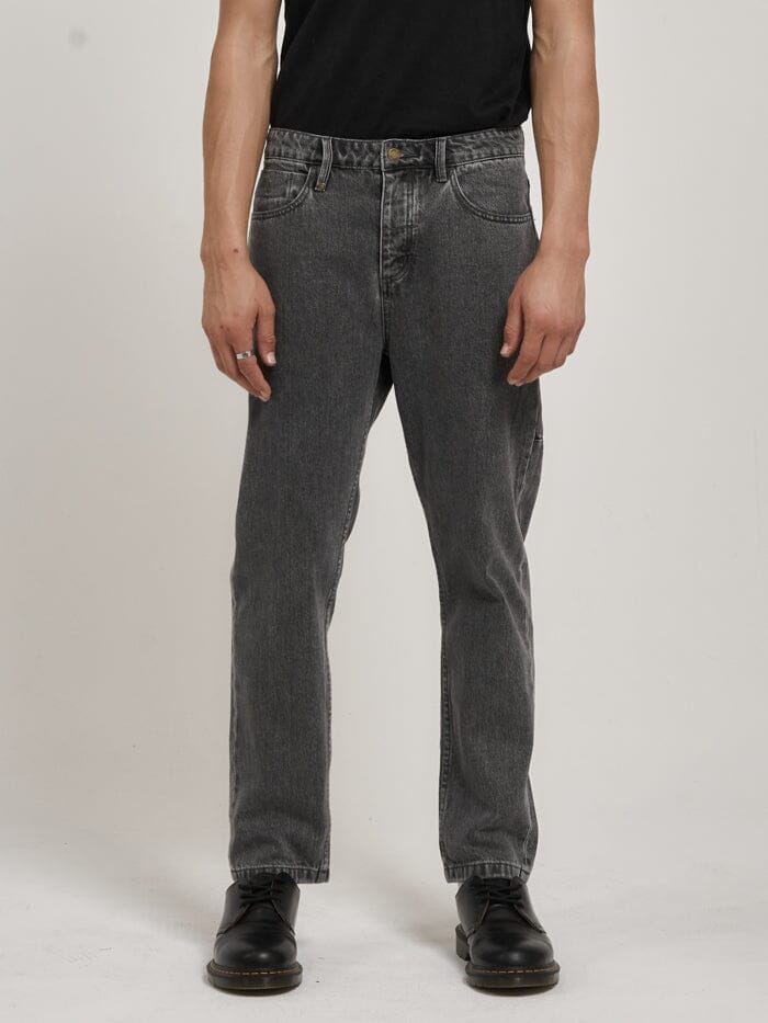 Straight Line Denim Jean Asphalt Grey Thrills Thrills