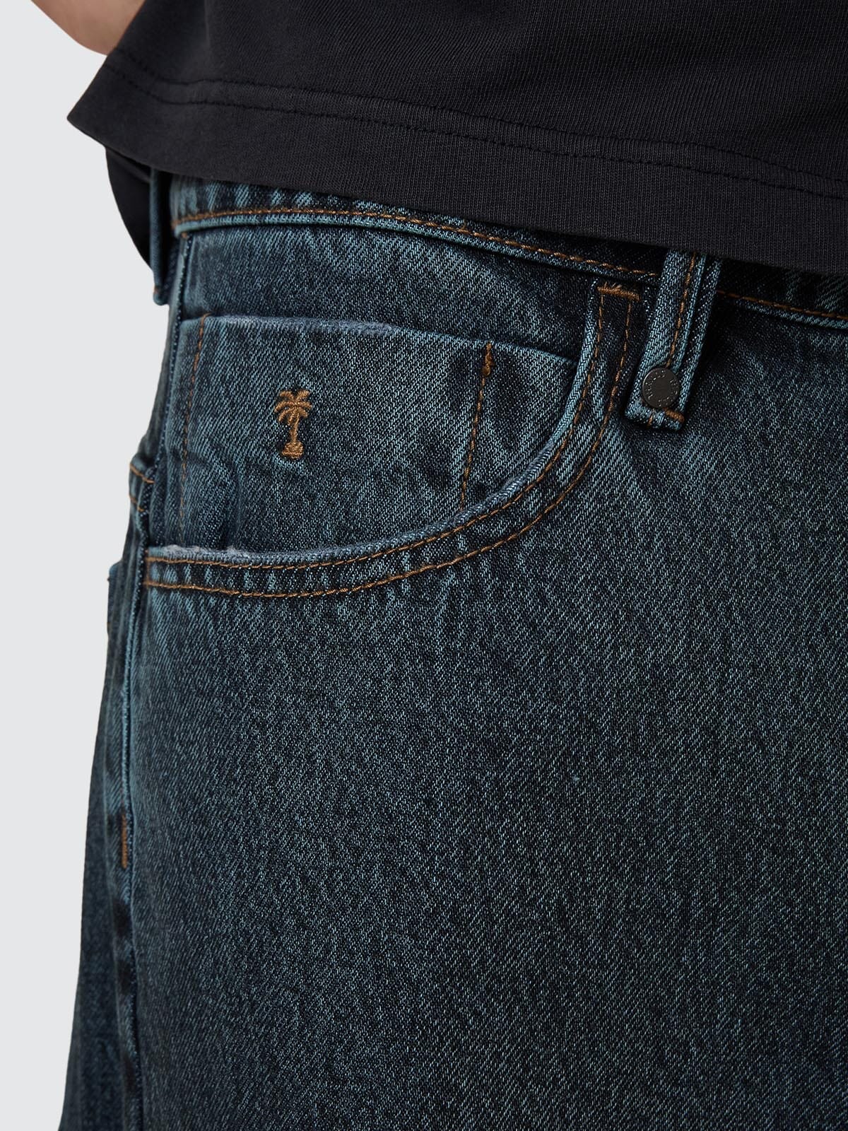Barrel Leg Denim Jean - Metal Blue 26