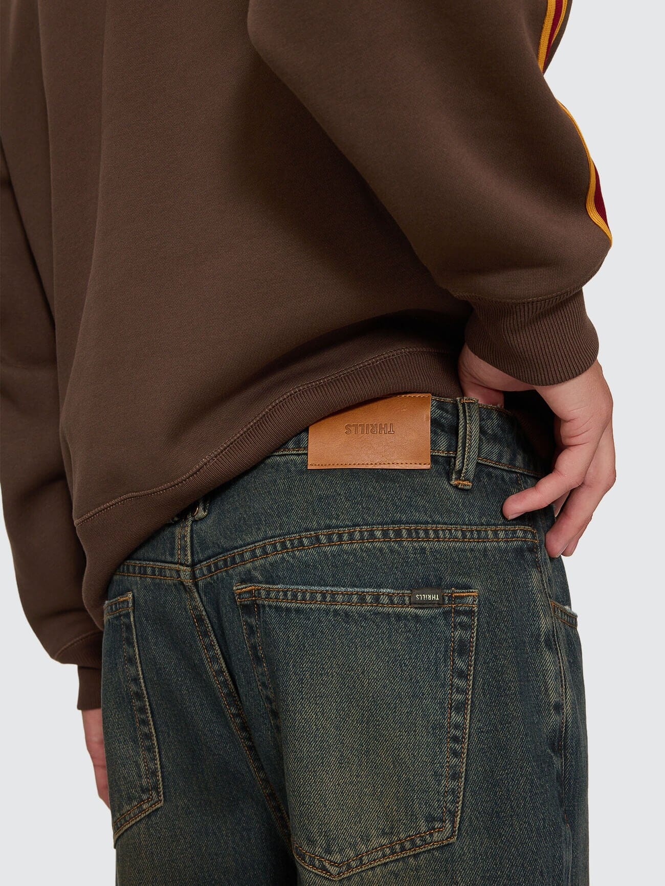 Mid Slacker Relaxed Denim Jean - Dirty Garage 26