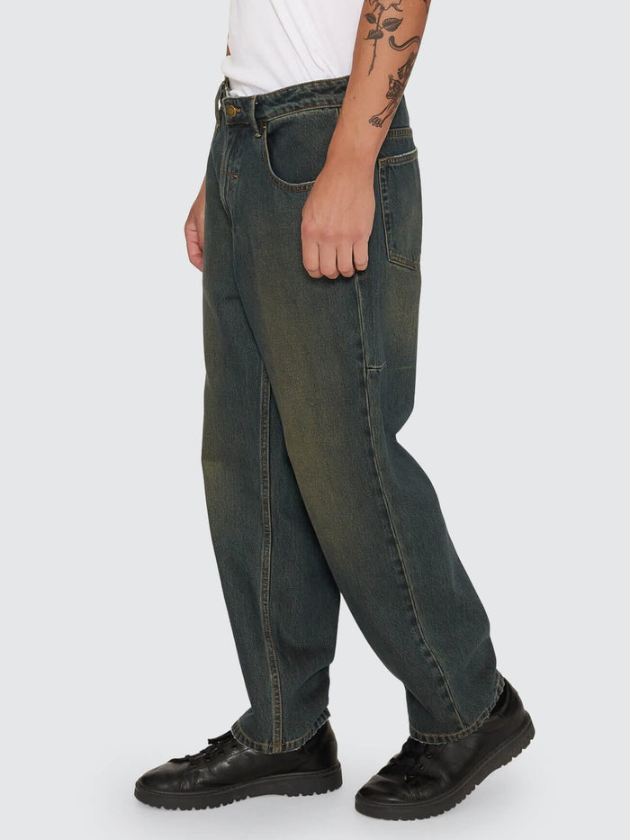 Mid Slacker Relaxed Denim Jean - Dirty Garage 26