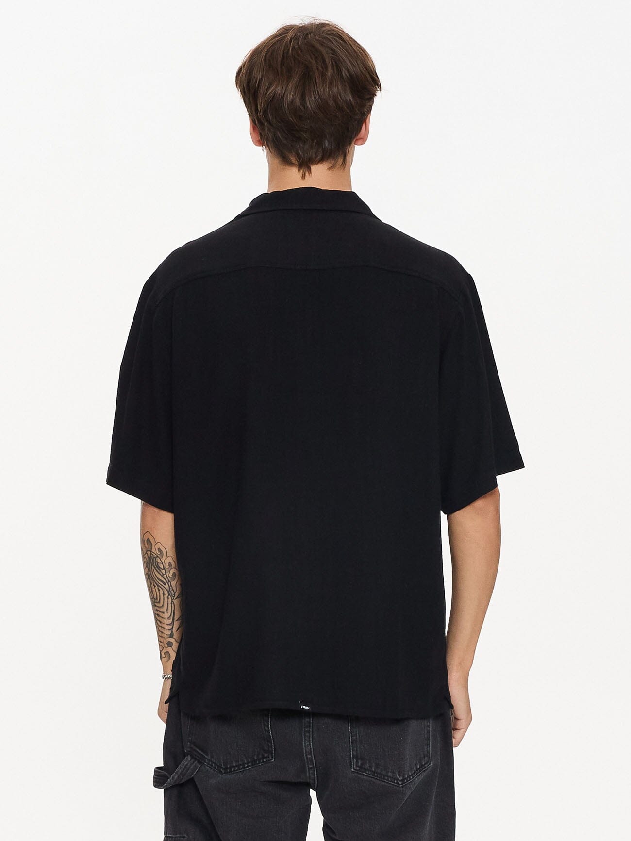 Still Life Bowling Shirt - Black