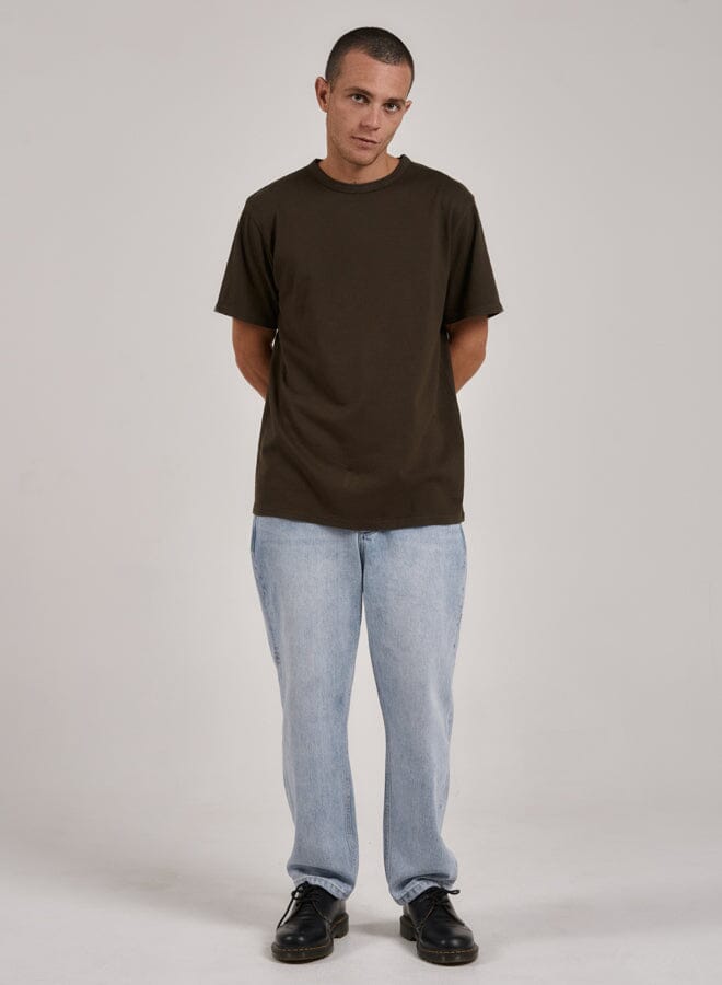 Hemp Thrills Embro Merch Fit Tee - Tarmac