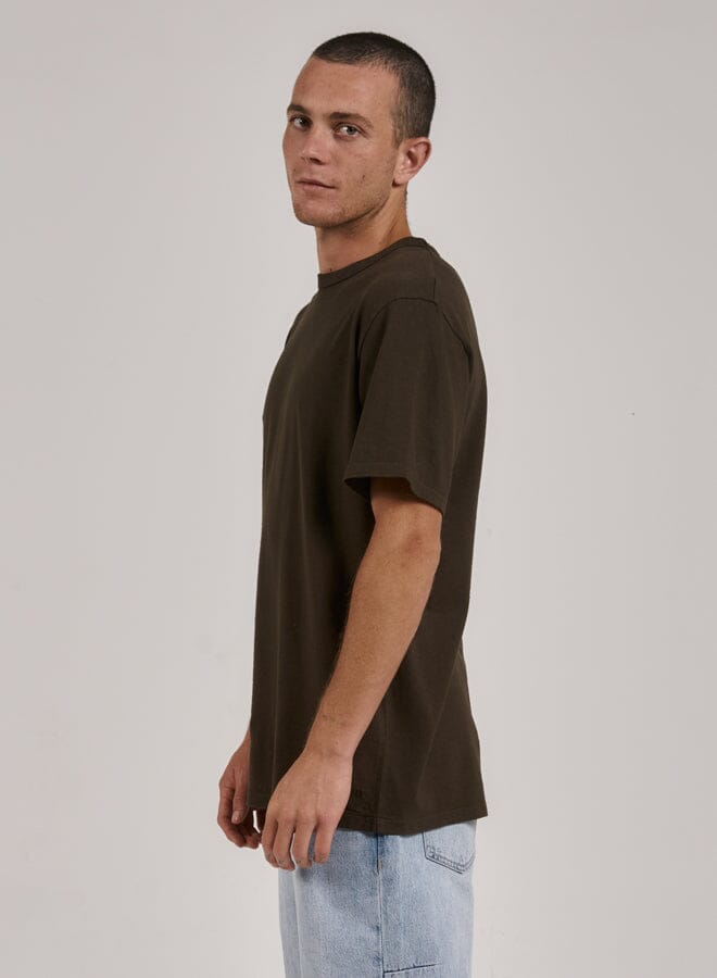 Hemp Thrills Embro Merch Fit Tee - Tarmac