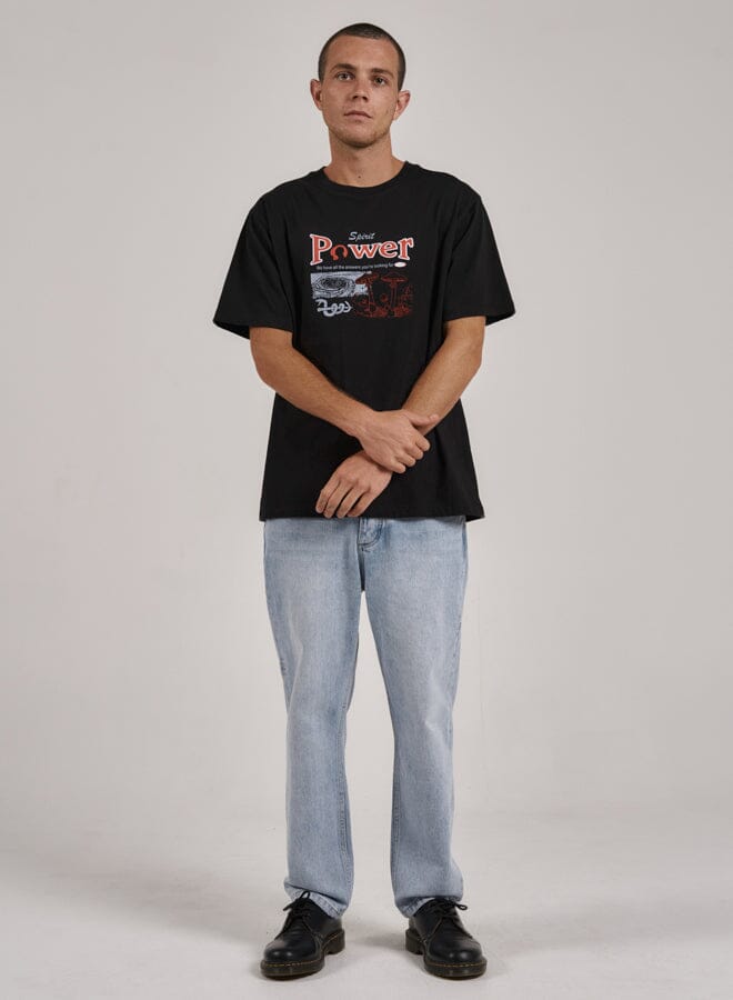 Spirit Power Merch Fit Tee - Black