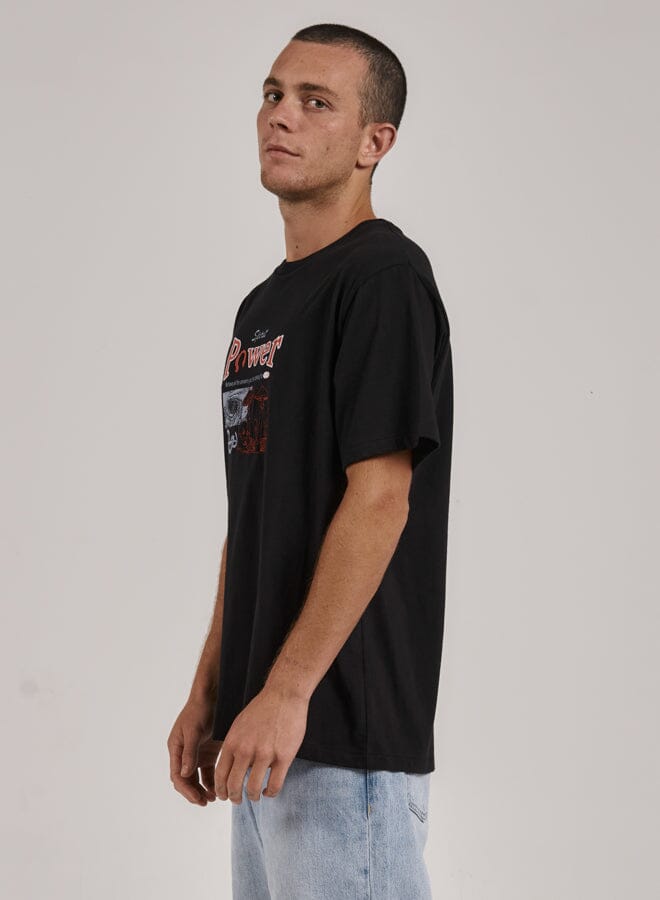 Spirit Power Merch Fit Tee - Black