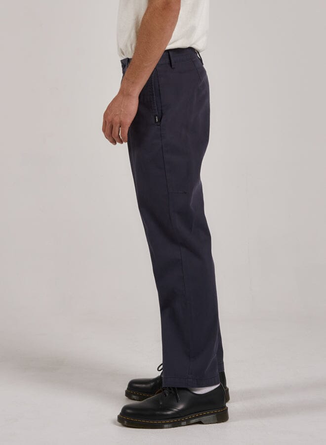 Minimal Thrills Work Chino - Station Navy