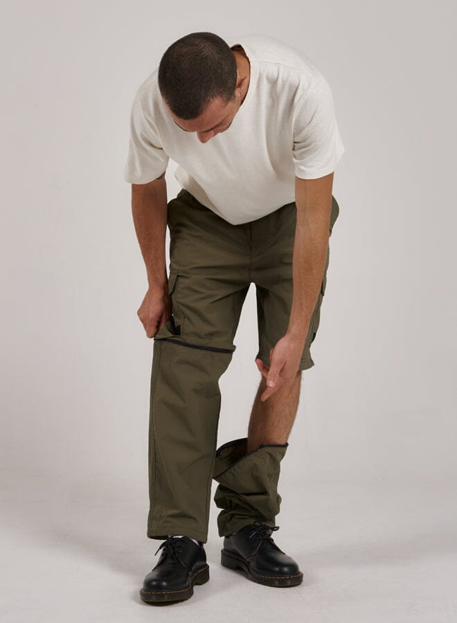 Big Slacker High Standards Zip Off Cargo Pant - Aloe