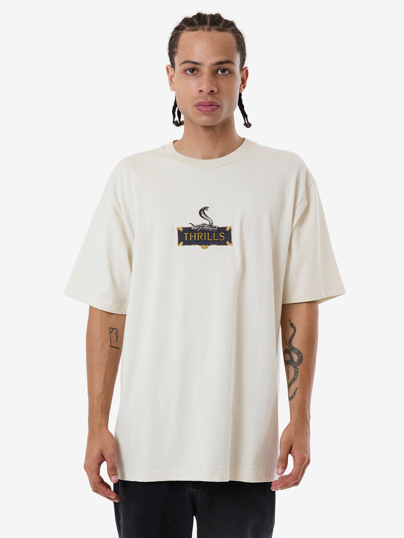 Above It All Oversize Fit Tee Light Grey