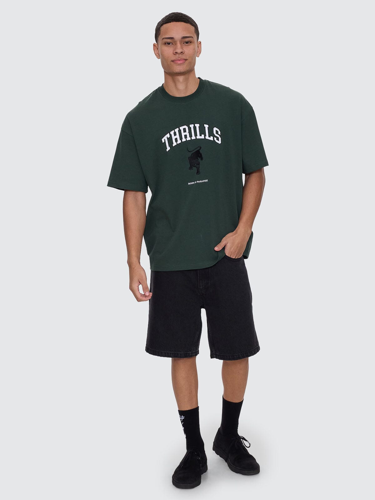 Hard Knocks Box Fit Oversize Tee - Sycamore