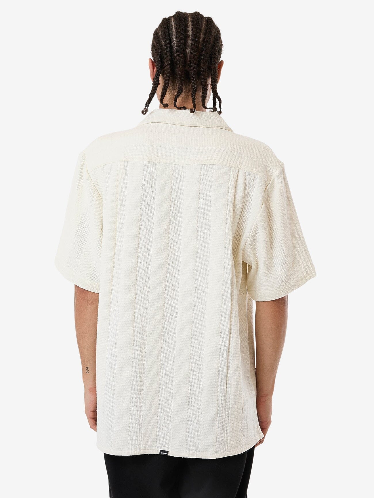 Evolution Bowling Shirt - Dirty White XS